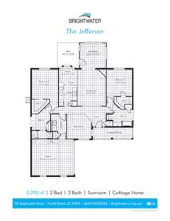 The Jefferson floorplan image