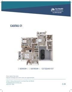 The Casita C1 floorplan image