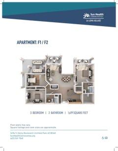 The Apartment F1-F2 floorplan image