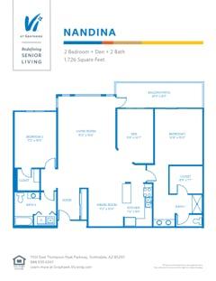 The Nandina floorplan image