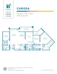 The Carissa floorplan image