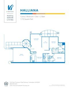 The Halliana floorplan image