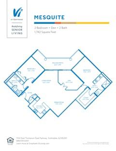 The Mesquite floorplan image