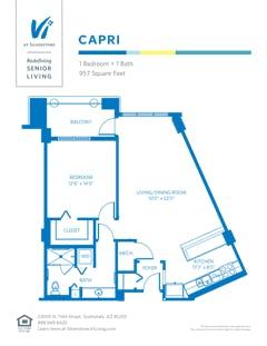 The Capri floorplan image
