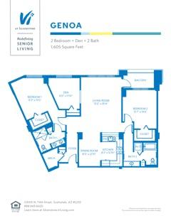 The Genoa floorplan image