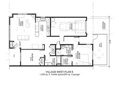 Village West S floorplan image