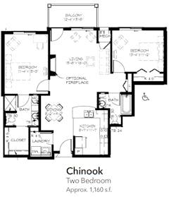 The Chinook at Brownstone floorplan image