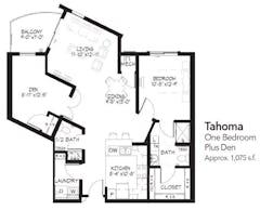 The Tahoma at New Gardens floorplan image
