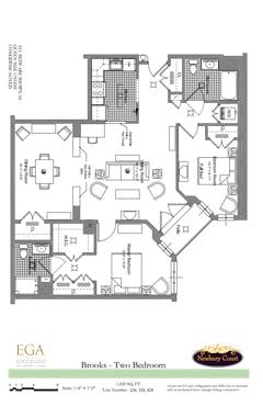 The Brooks floorplan image