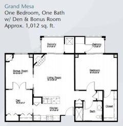 The Grand Mesa floorplan image