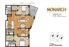 The Monarch floorplan image