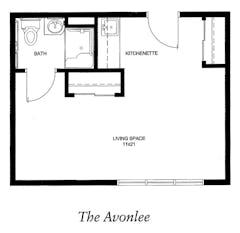 The Avonlee floorplan image