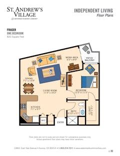 The Fraser floorplan image
