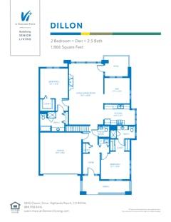 The Dillon floorplan image