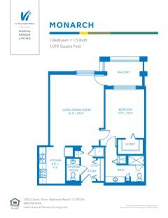 The Monarch floorplan image