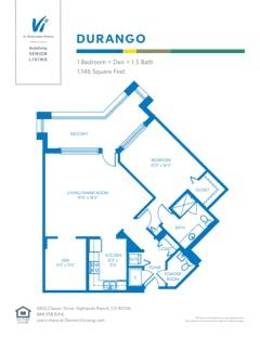 The Durango floorplan image