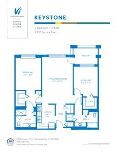 The Keystone floorplan image