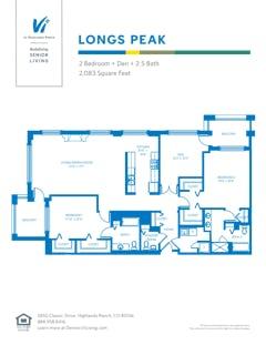 The Longs Peak floorplan image