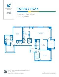The Torres Peak floorplan image