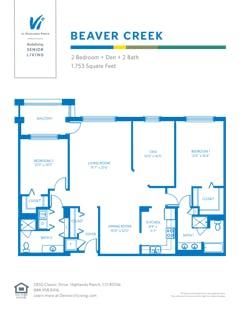 The Beaver Creek floorplan image