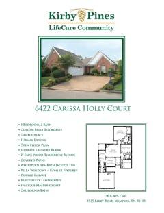 The 6422 Carissa Holly Ct floorplan image