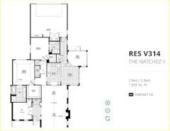 The Natchez II  Res V314 floorplan image