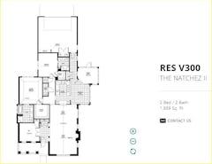 The Natchez II  Res V300 floorplan image