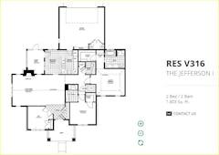The Jefferson I  Res V316 floorplan image