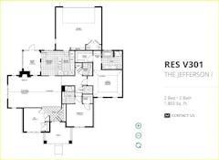 The Jefferson I  Res  V301 floorplan image