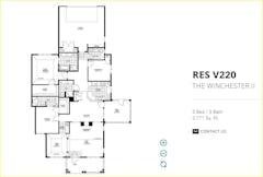 The Winchester II  Res V220 floorplan image