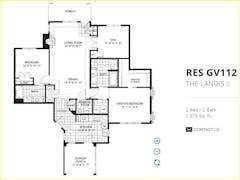 The Landis II Res GV112 floorplan image
