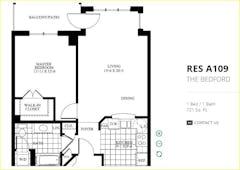 The Bedford  Res A109 floorplan image