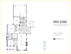 The Natchez II  Res V208 floorplan image