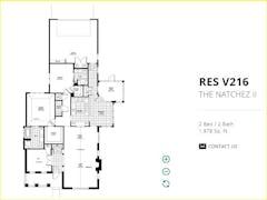 The Natchez II  Res V216 floorplan image