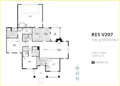 The Jefferson II  Res V207 floorplan image