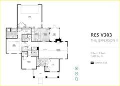 The Jefferson II  Res V303 floorplan image