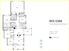 The Winchester II  Res V308 floorplan image