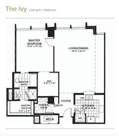 The Ivy  floorplan image