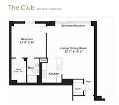 The Club floorplan image