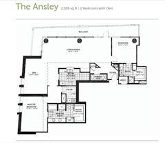 The Ansley floorplan image