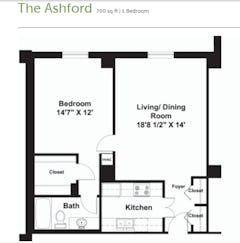 The Ashford floorplan image