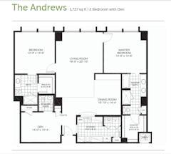 The Andrews floorplan image