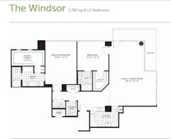 The Windsor  floorplan image