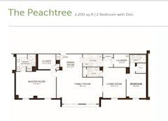 The Peachtree floorplan image