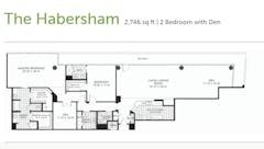 The Habersham  floorplan image