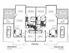 The Cluster floorplan image