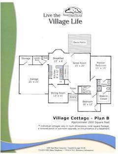 The Cottage B floorplan image