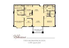 The Hibiscus floorplan image