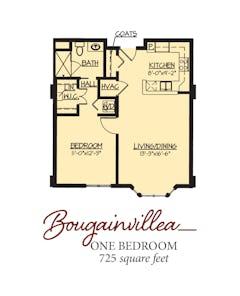 The Bougainvillea floorplan image
