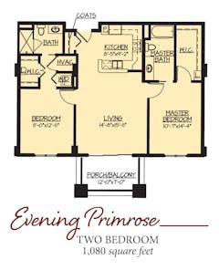 The Evening Primrose floorplan image